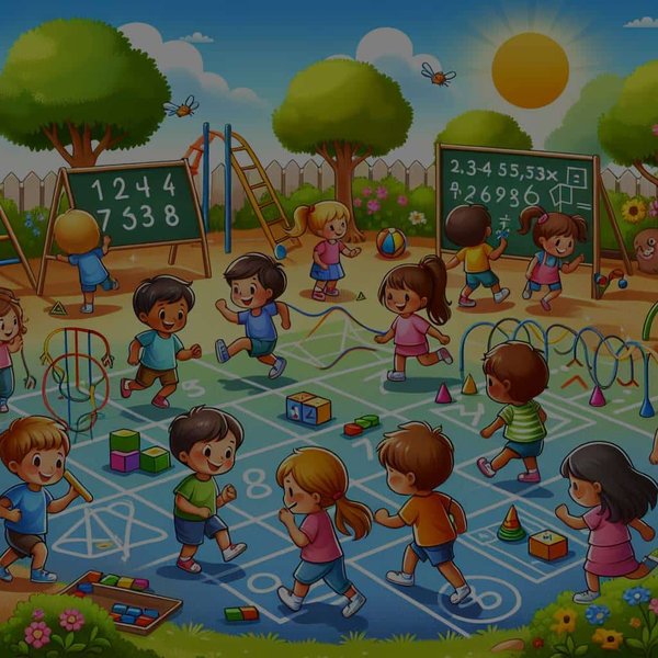 Quels jeux éducatifs en plein air peuvent favoriser l'apprentissage des mathématiques pour les enfants ?